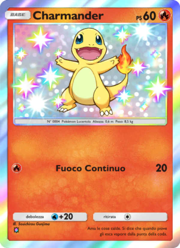 Charmander 099/111 — Shining Revelry (Italian Pokémon TCG card)