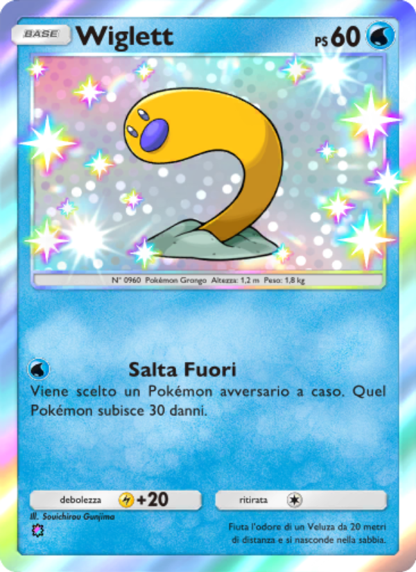 Wiglett 101/111 — Shining Revelry (Italian Pokémon TCG card)