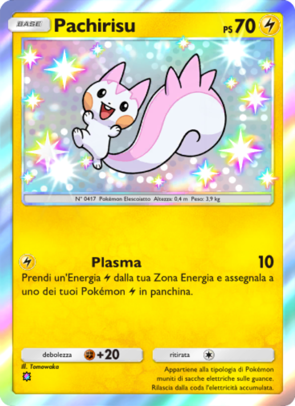 Pachirisu 103/111 — Shining Revelry (Italian Pokémon TCG card)