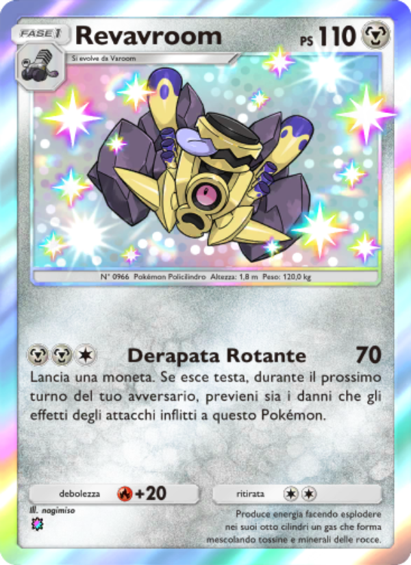 Revavroom 106/111 — Shining Revelry (Italian Pokémon TCG card)