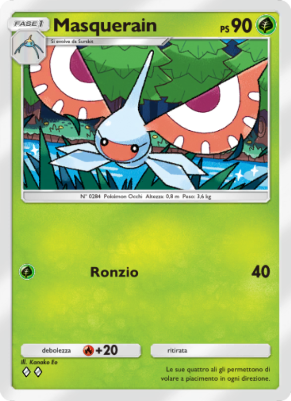 Masquerain 004/239 — Celestial Guardians (Italian Pokémon TCG card)