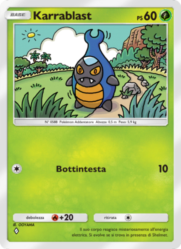 Karrablast 006/239 — Celestial Guardians (Italian Pokémon TCG card)