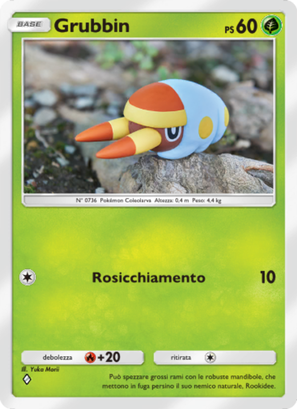 Grubbin 013/239 — Celestial Guardians (Italian Pokémon TCG card)