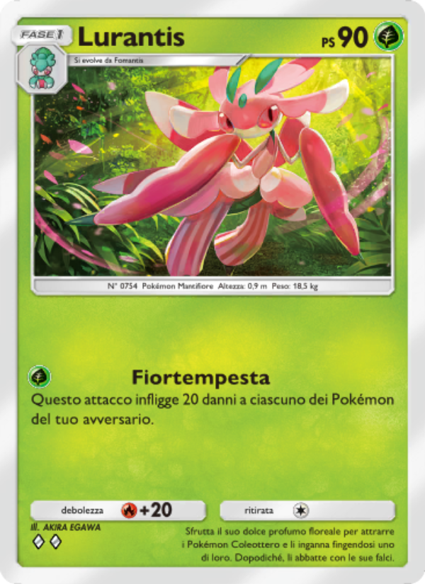 Lurantis 015/239 — Celestial Guardians (Italian Pokémon TCG card)