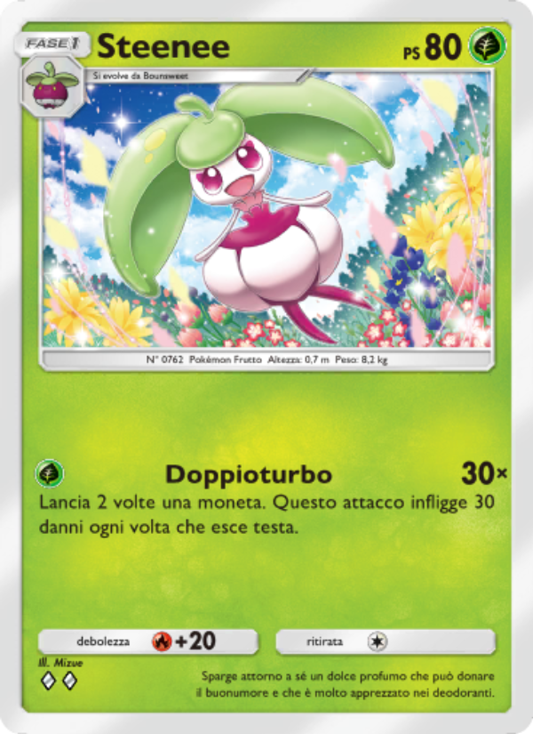 Steenee 019/239 — Celestial Guardians (Italian Pokémon TCG card)