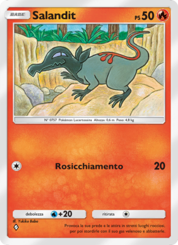 Salandit 035/239 — Celestial Guardians (Italian Pokémon TCG card)