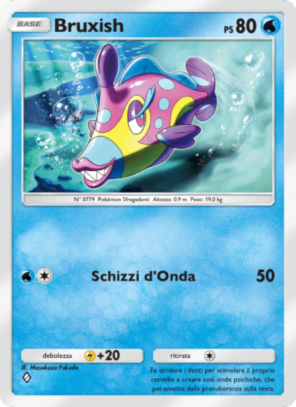 Bruxish 055/239 — Celestial Guardians (Italian Pokémon TCG card)