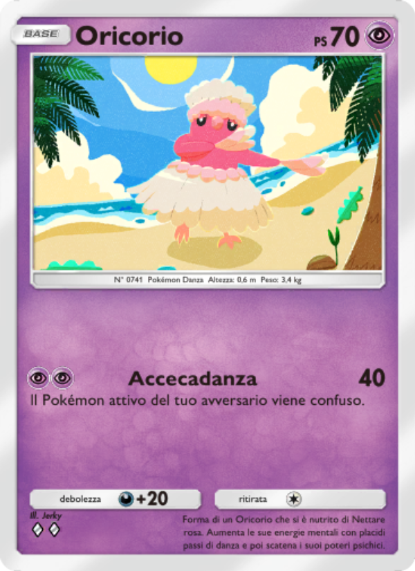 Oricorio 076/239 — Celestial Guardians (Italian Pokémon TCG card)