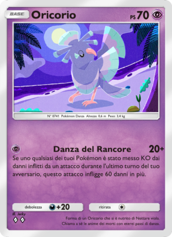 Oricorio 077/239 — Celestial Guardians (Italian Pokémon TCG card)