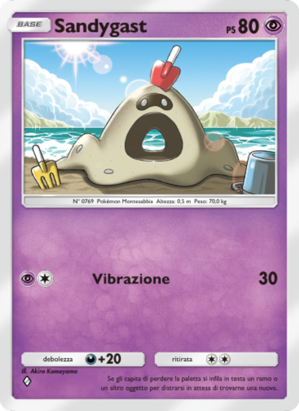 Sandygast 081/239 — Celestial Guardians (Italian Pokémon TCG card)
