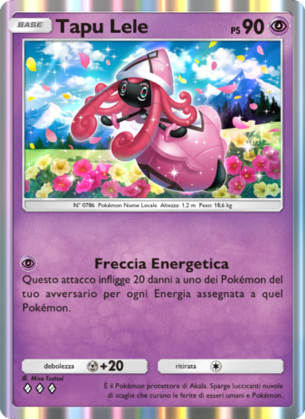 Tapu Lele 084/239 — Celestial Guardians (Italian Pokémon TCG card)