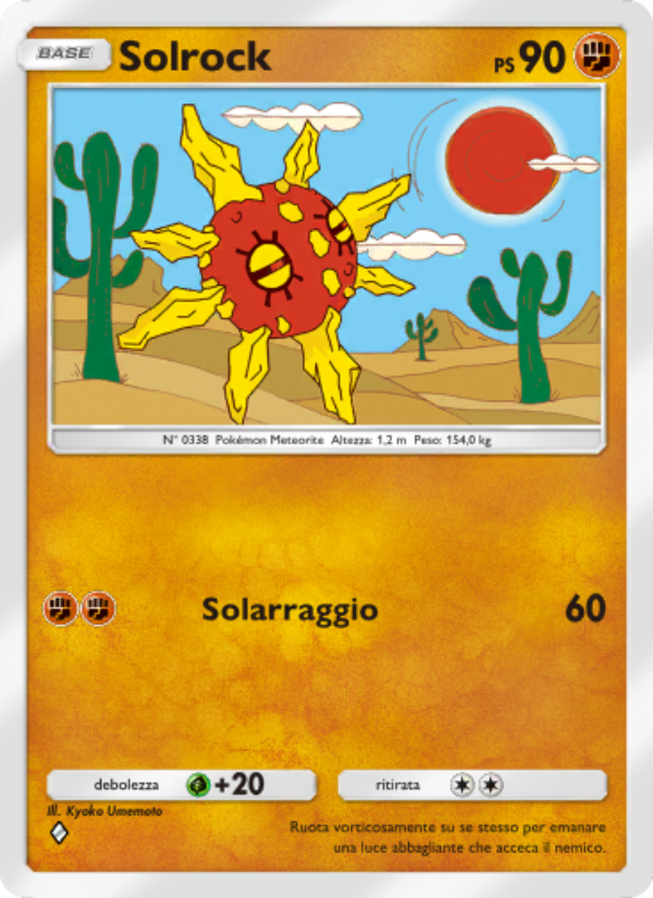 Solrock 092/239 — Celestial Guardians (Italian Pokémon TCG card)