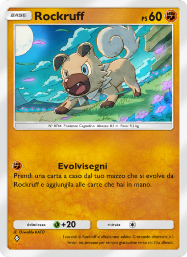 Rockruff 098/239 — Celestial Guardians (Italian Pokémon TCG card)
