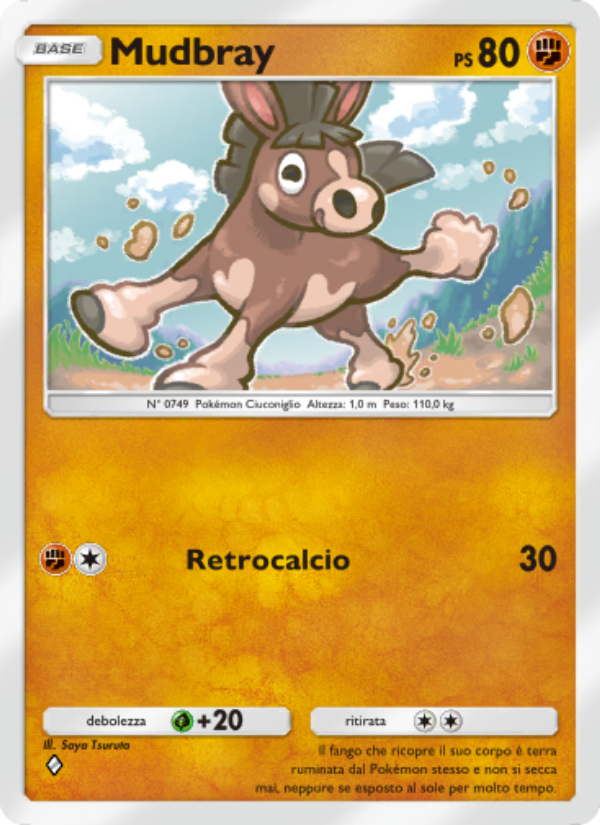 Mudbray 102/239 — Celestial Guardians (Italian Pokémon TCG card)