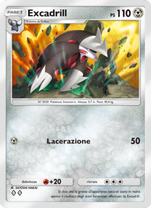 Excadrill 119/239 — Celestial Guardians (Italian Pokémon TCG card)