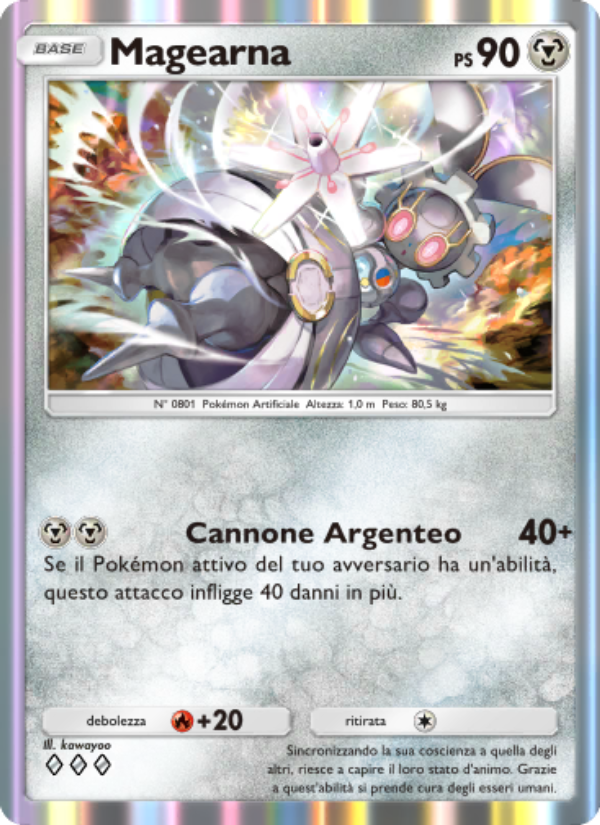 Magearna 123/239 — Celestial Guardians (Italian Pokémon TCG card)