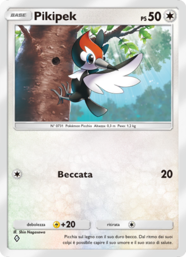 Pikipek 133/239 — Celestial Guardians (Italian Pokémon TCG card)