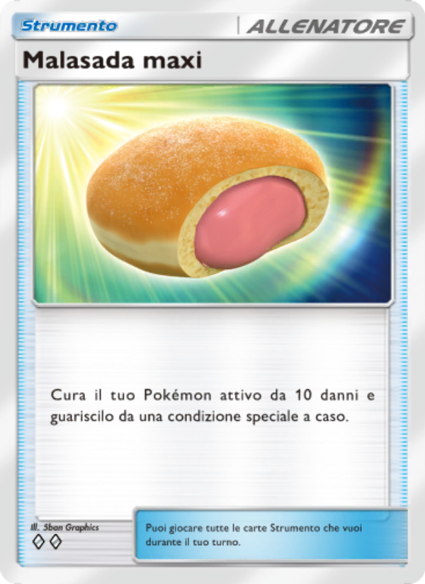 Malasada maxi 142/239 — Celestial Guardians (Italian Pokémon TCG card)