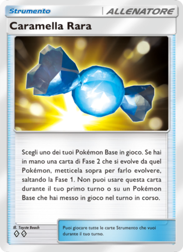 Caramella Rara 144/239 — Celestial Guardians (Italian Pokémon TCG card)