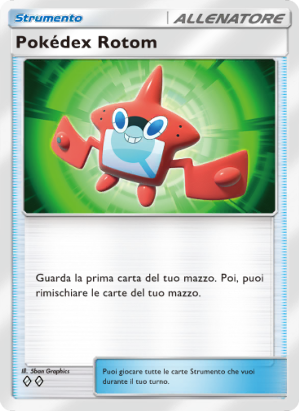 Pokédex Rotom 145/239 — Celestial Guardians (Italian Pokémon TCG card)