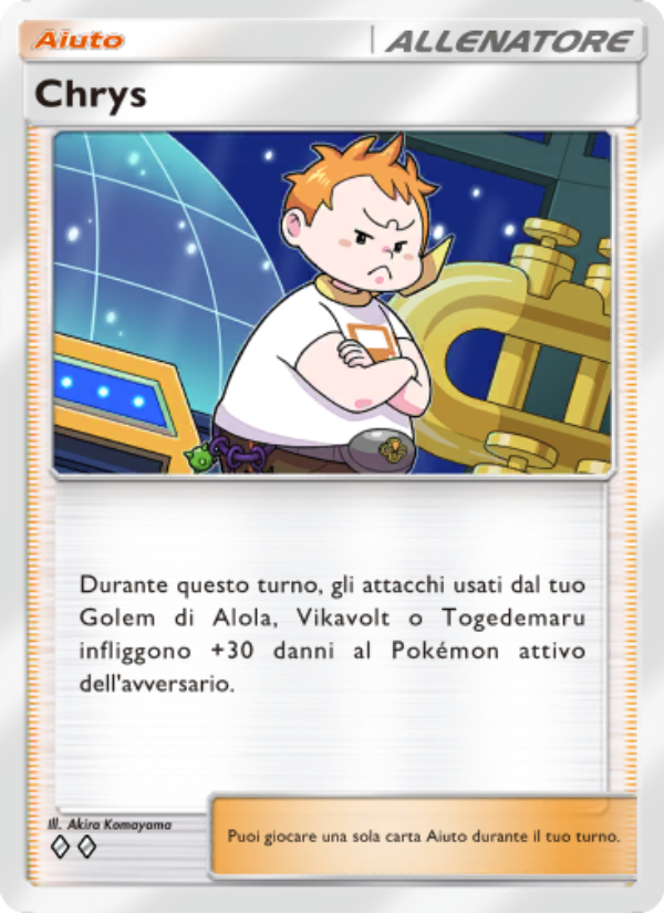 Chrys 153/239 — Celestial Guardians (Italian Pokémon TCG card)