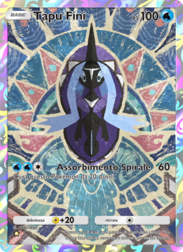 Tapu Fini 164/239 — Celestial Guardians (Italian Pokémon TCG card)