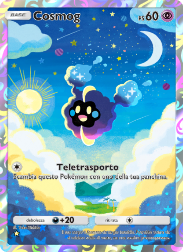 Cosmog 171/239 — Celestial Guardians (Italian Pokémon TCG card)