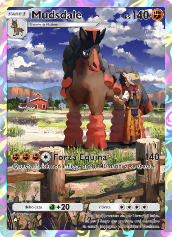 Mudsdale 173/239 — Celestial Guardians (Italian Pokémon TCG card)