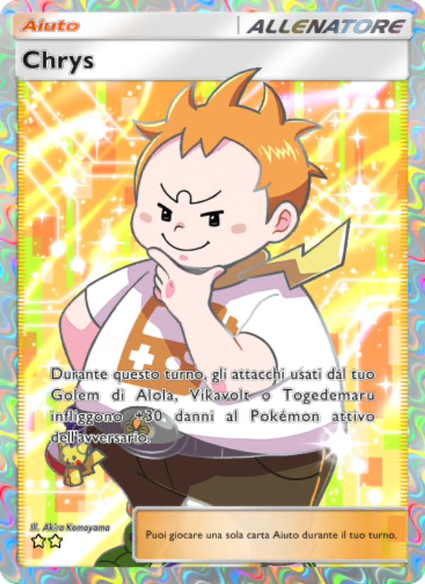 Chrys 195/239 — Celestial Guardians (Italian Pokémon TCG card)