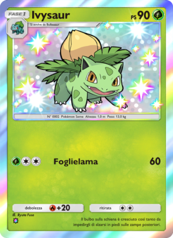 Ivysaur 211/239 — Celestial Guardians (Italian Pokémon TCG card)