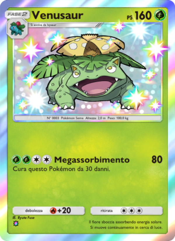 Venusaur 212/239 — Celestial Guardians (Italian Pokémon TCG card)