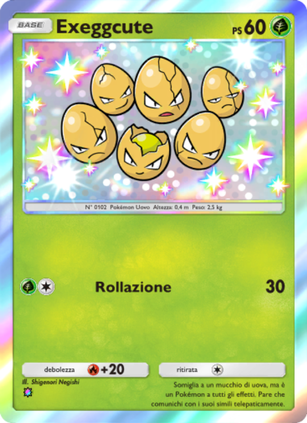 Exeggcute 213/239 — Celestial Guardians (Italian Pokémon TCG card)