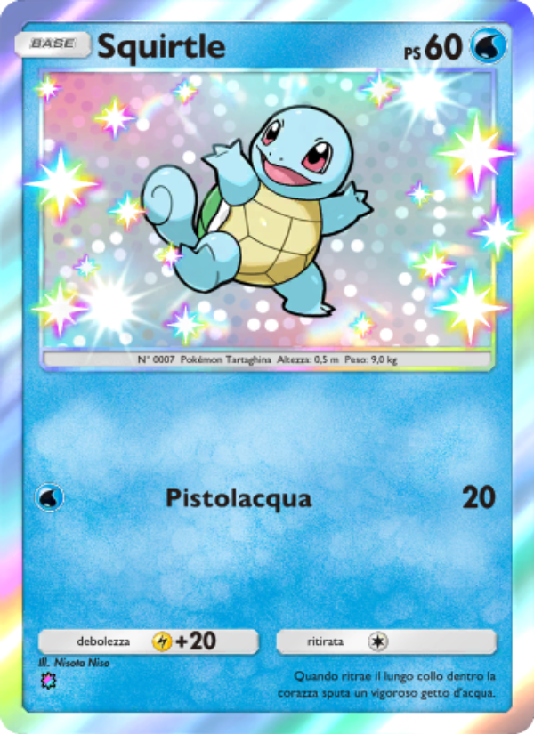 Squirtle 215/239 — Celestial Guardians (Italian Pokémon TCG card)