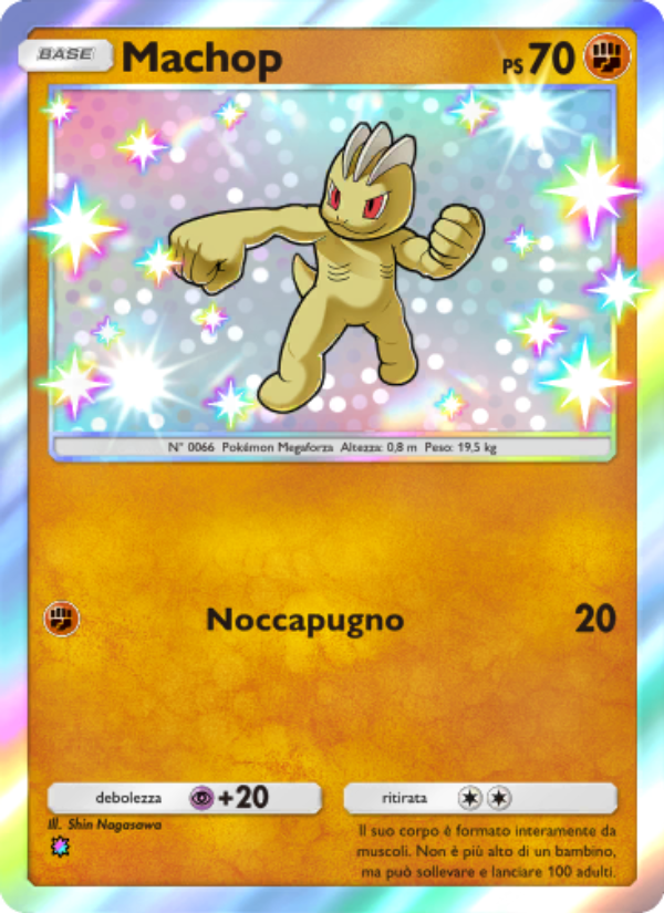 Machop 223/239 — Celestial Guardians (Italian Pokémon TCG card)
