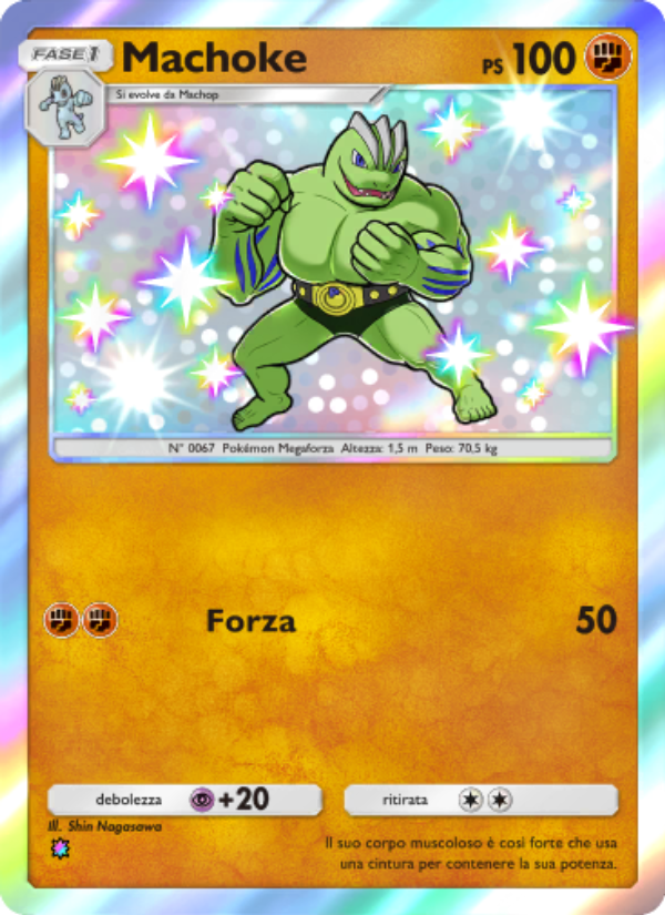 Machoke 224/239 — Celestial Guardians (Italian Pokémon TCG card)