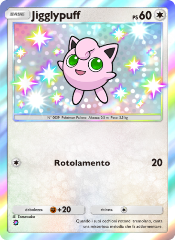 Jigglypuff 228/239 — Celestial Guardians (Italian Pokémon TCG card)