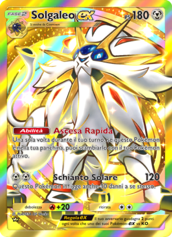 Solgaleo-ex 239/239 — Celestial Guardians (Italian Pokémon TCG card)