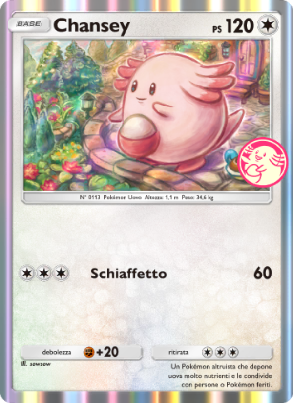 Chansey 011/73 — Promos-A (Italian Pokémon TCG card)