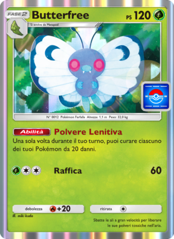 Butterfree 013/73 — Promos-A (Italian Pokémon TCG card)