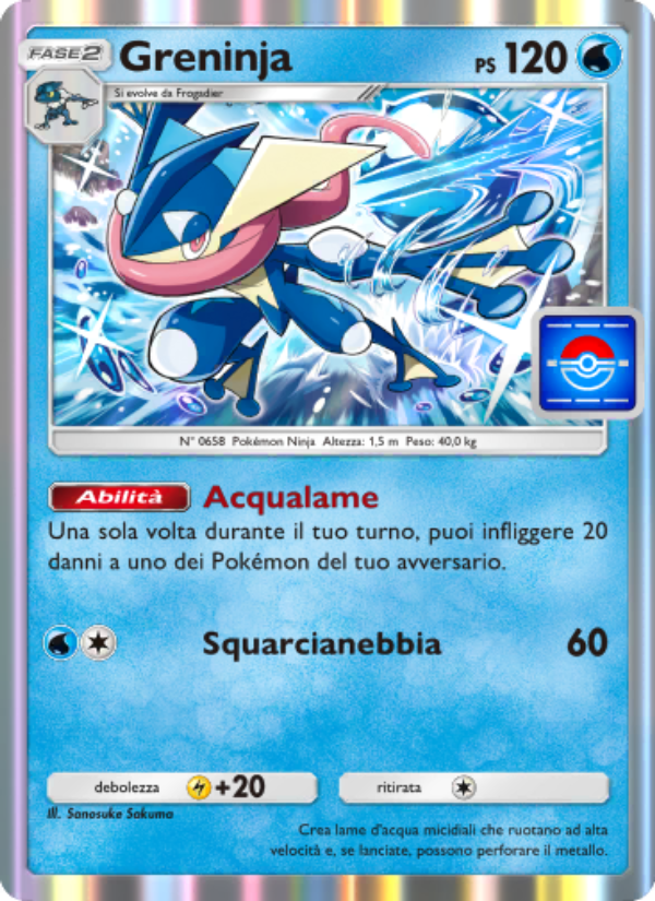 Greninja 019/73 — Promos-A (Italian Pokémon TCG card)