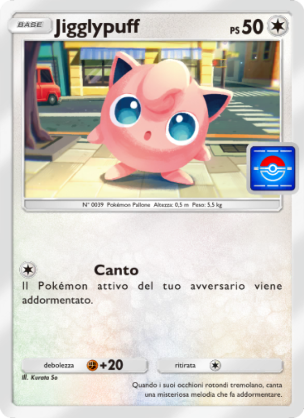 Jigglypuff 022/73 — Promos-A (Italian Pokémon TCG card)