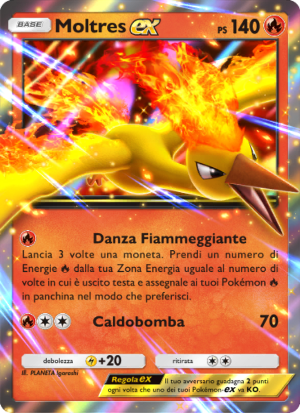 Moltres-ex 025/73 — Promos-A (Italian Pokémon TCG card)