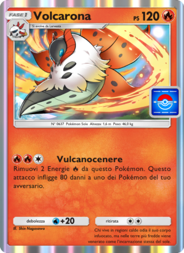 Volcarona 028/73 — Promos-A (Italian Pokémon TCG card)