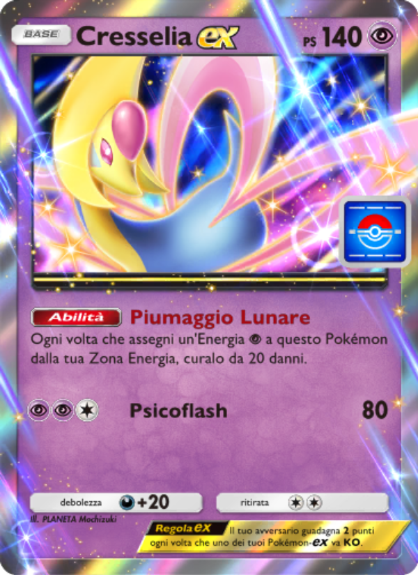 Cresselia-ex 037/73 — Promos-A (Italian Pokémon TCG card)
