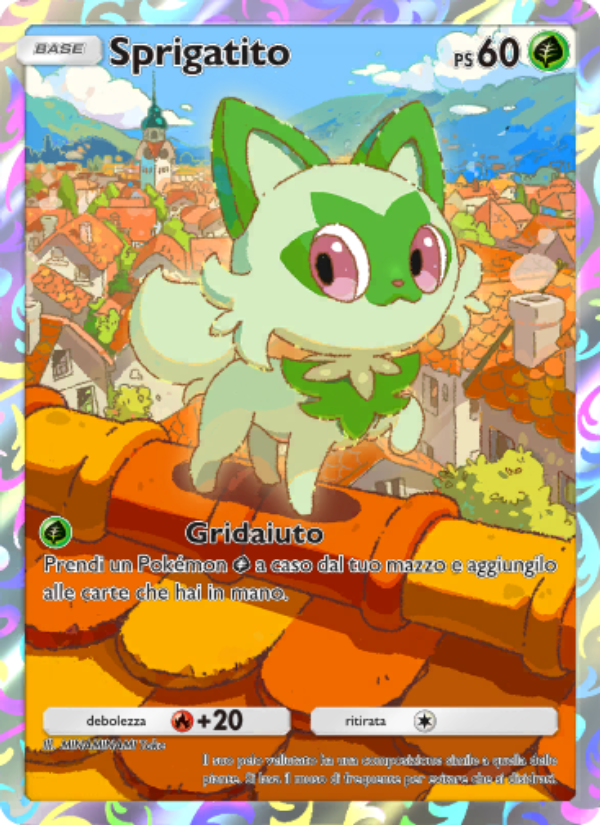 Sprigatito 052/73 — Promos-A (Italian Pokémon TCG card)