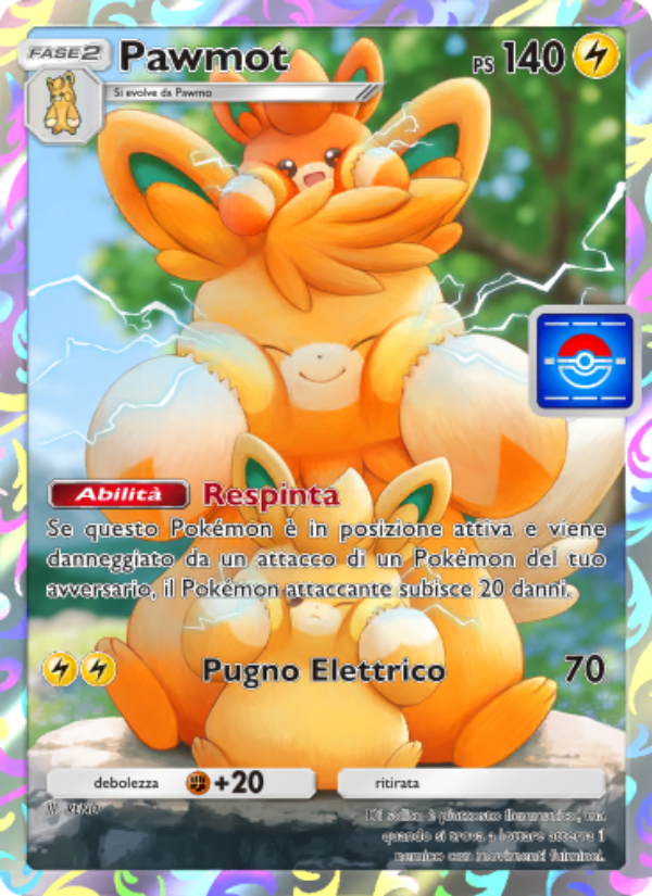 Pawmot 054/73 — Promos-A (Italian Pokémon TCG card)