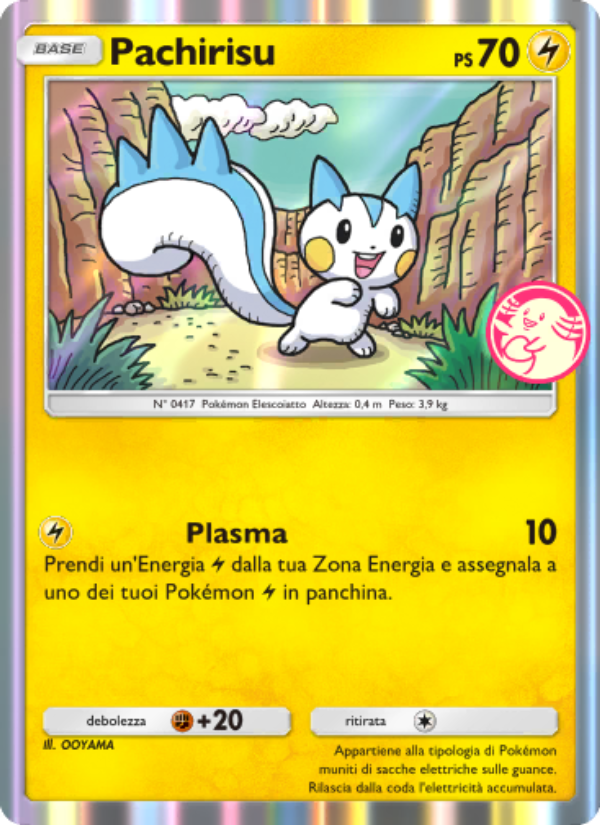 Pachirisu 058/73 — Promos-A (Italian Pokémon TCG card)