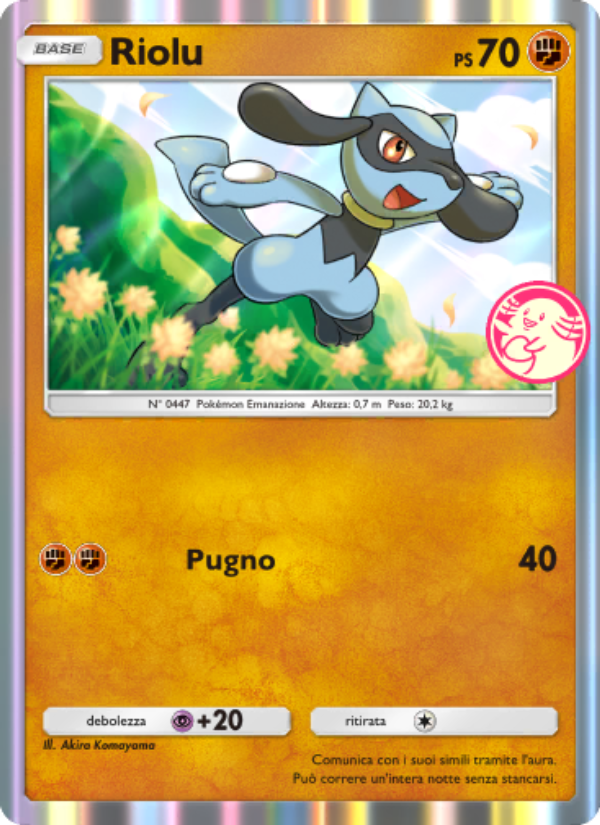Riolu 059/73 — Promos-A (Italian Pokémon TCG card)