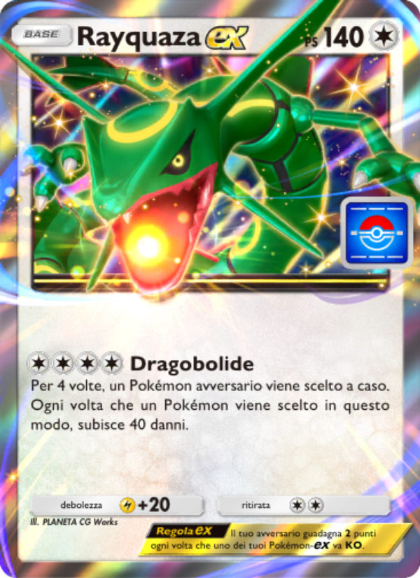 Rayquaza-ex 064/73 — Promos-A (Italian Pokémon TCG card)