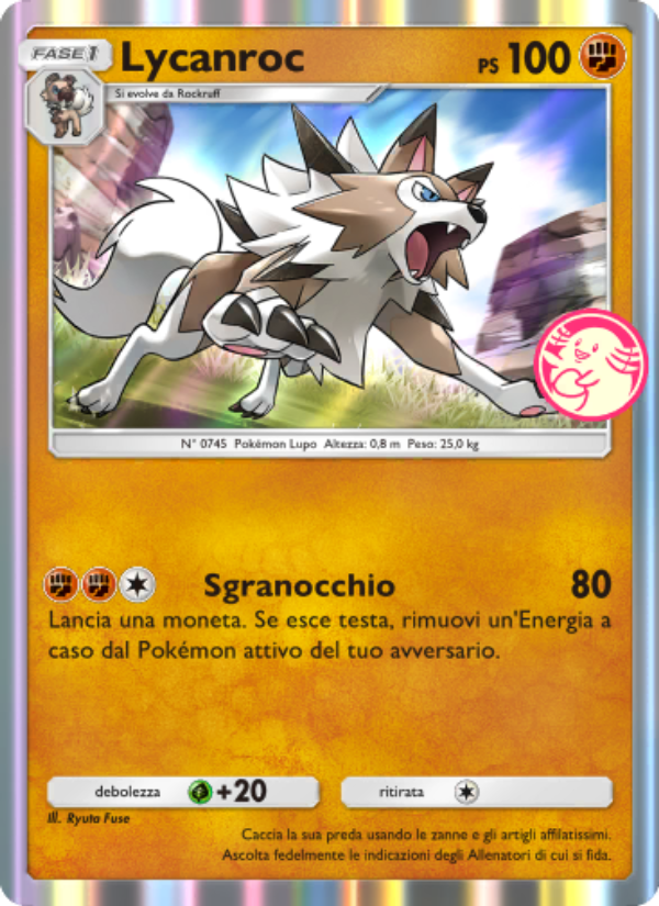 Lycanroc 068/73 — Promos-A (Italian Pokémon TCG card)